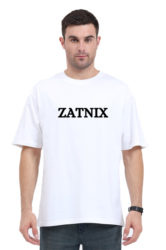 ZATNIX BASIC ESSENTIAL - URBAN WHITE OVERSIZED T-SHIRT
